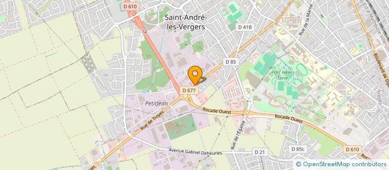 localisation de l'entreprise SARL L ESPACE SAINT ANDRE à SAINT-ANDRE-LES-VERGERS