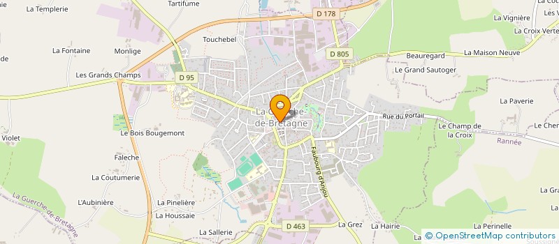 localisation de l'entreprise SARL L ESPERANCE  LA GUERCHE-DE-BRETAGNE