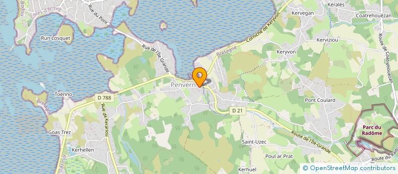 localisation de l'entreprise SARL L'ESPERANCE à TREBEURDEN