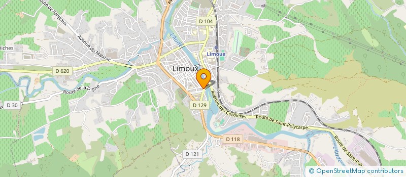 localisation de l'entreprise SARL L'ESPLANADE à LIMOUX