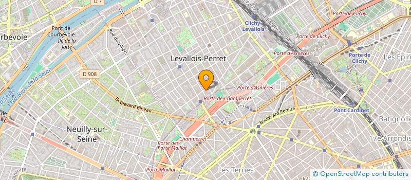localisation de l'entreprise SARL L'ESPOIR à LEVALLOIS-PERRET