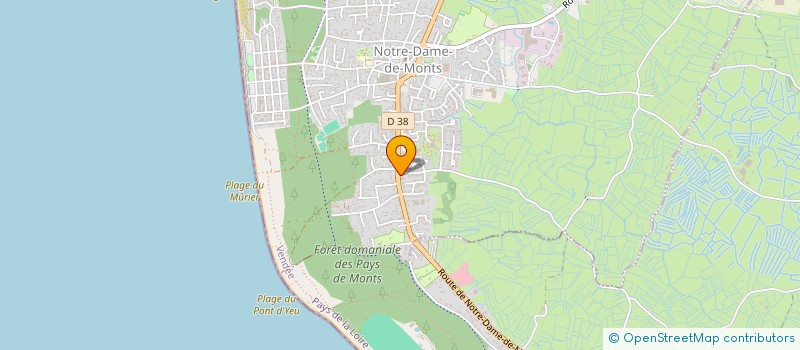 localisation de l'entreprise SARL L' ESTRAN  NOTRE-DAME-DE-MONTS