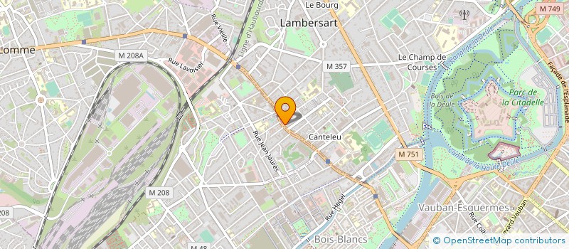 localisation de l'entreprise SARL L ET A COIFFURE à LAMBERSART