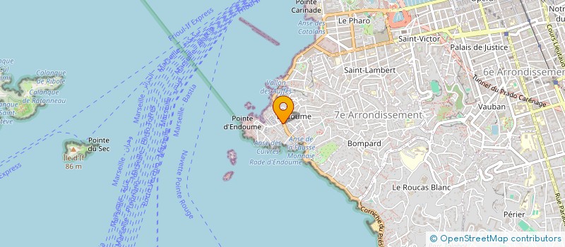 localisation de l'entreprise SARL L ET F à MARSEILLE