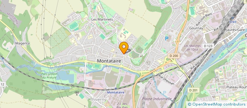 localisation de l'entreprise SARL L ET F  MONTATAIRE