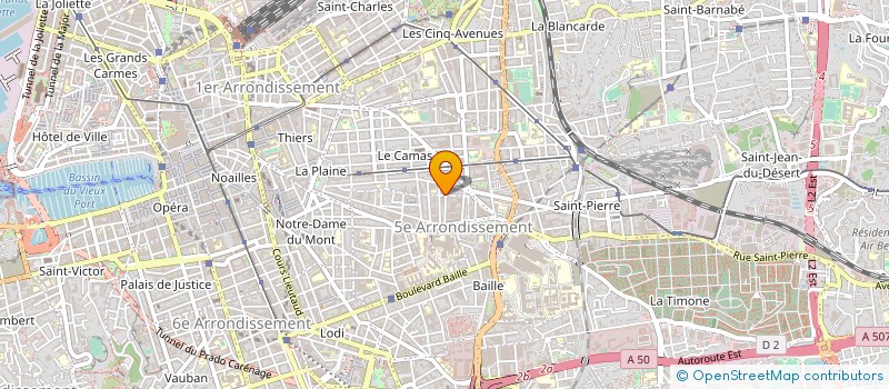 localisation de l'entreprise SARL L'ETAL DU CAMAS à MARSEILLE