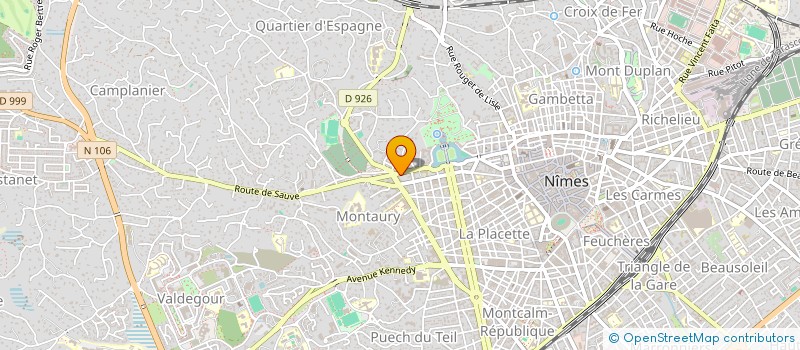 localisation de l'entreprise SARL L ETAMINE à NIMES