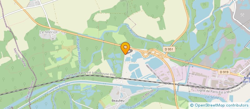 localisation de l'entreprise SARL L'ETANG DES QUATRE ARPENTS à LE MERIOT