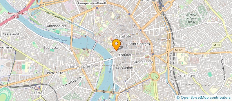 localisation de l'entreprise SARL L'ETOILE  TOULOUSE