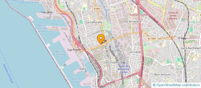 localisation de l'entreprise SARL L'ETOILE à MARSEILLE