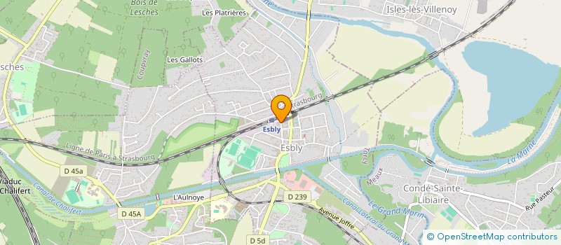 localisation de l'entreprise SARL L'ETOILE à ESBLY