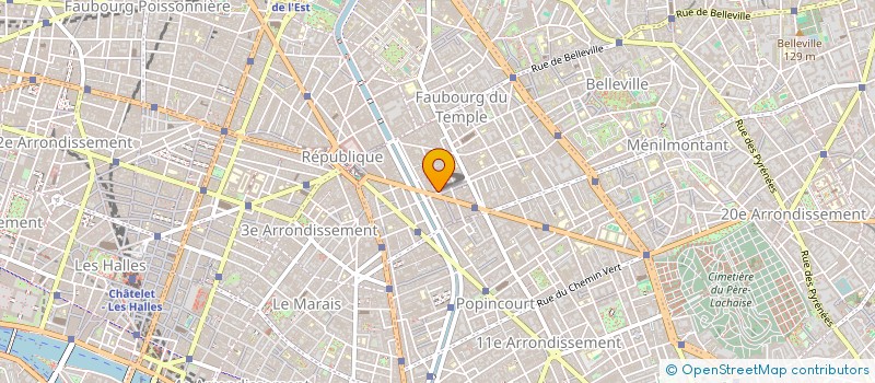 localisation de l'entreprise SARL L ETOILE BLANCHE  PARIS