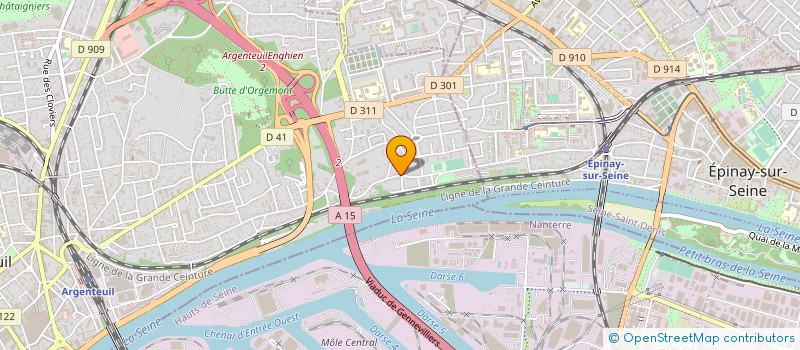 localisation de l'entreprise SARL L'ETOILE DE MER  ARGENTEUIL