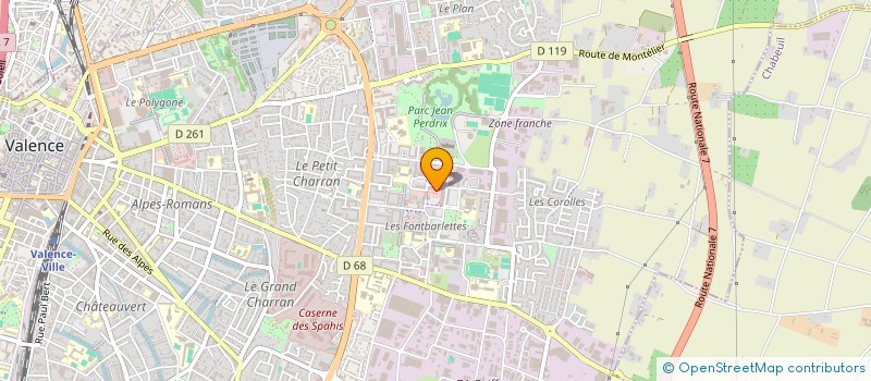 localisation de l'entreprise SARL L'ETOILE DU NORD à VALENCE