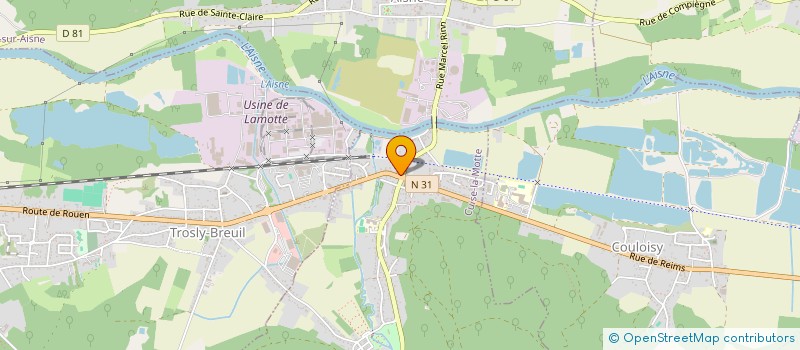 localisation de l'entreprise SARL L'ETOILE FILANTE  CUISE-LA-MOTTE