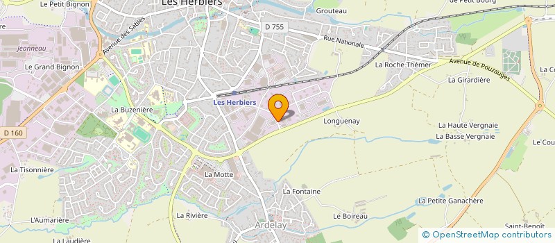 localisation de l'entreprise SARL L'EUROPE à LES HERBIERS