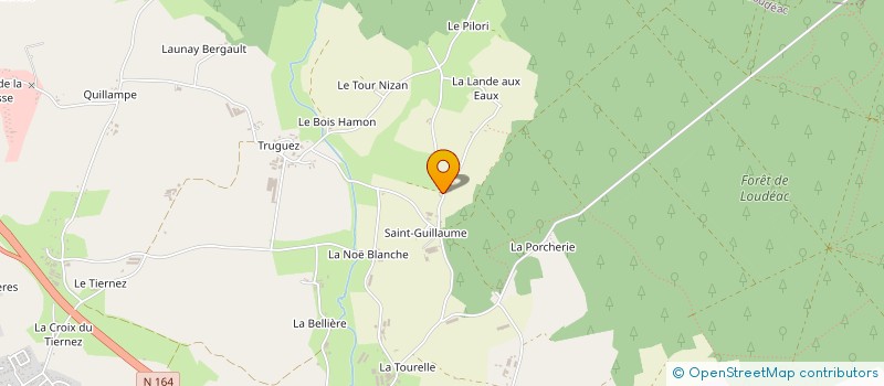 localisation de l'entreprise SARL L'EVASION à LOUDEAC