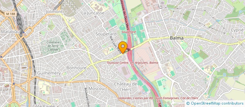 localisation de l'entreprise SARL L'EXCUSE à TOULOUSE