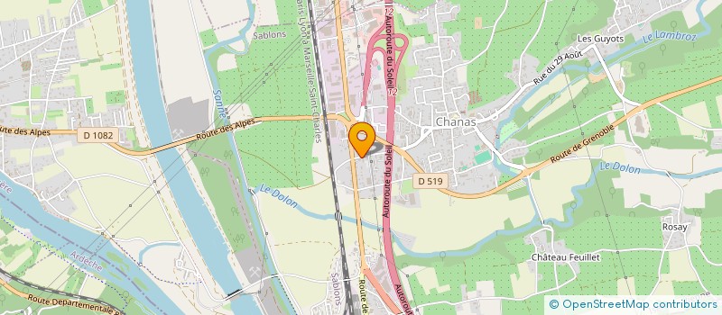 localisation de l'entreprise SARL L'HERMITAGE  ROUSSILLON