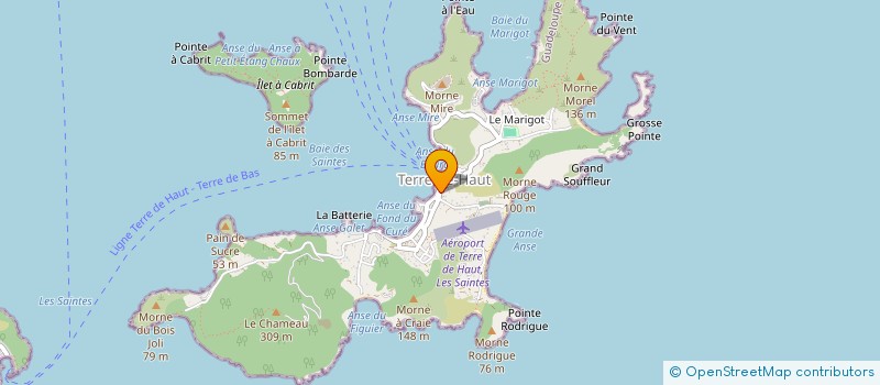 localisation de l'entreprise SARL L'HIBISCUS à TERRE-DE-HAUT