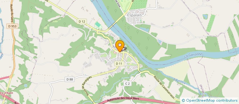 localisation de l'entreprise SARL L'HORLOGE D'AUVILLAR  AUVILLAR