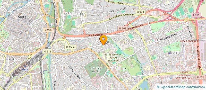 localisation de l'entreprise SARL L HUILLIER  METZ