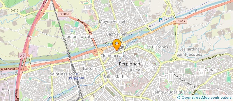 localisation de l'entreprise SARL L'HUITRIERE  PERPIGNAN