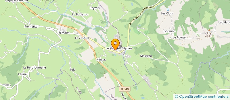 localisation de l'entreprise SARL L IGUE DU MOULIN  AUZITS