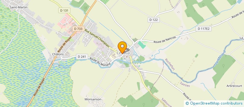 localisation de l'entreprise SARL L'ILOT PECHEUR  LE GUA