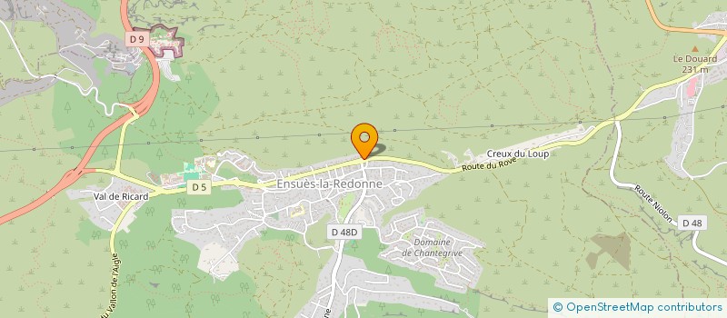 localisation de l'entreprise SARL L'IMPREVU  ENSUES-LA-REDONNE