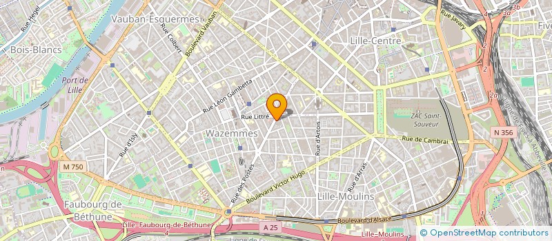 localisation de l'entreprise SARL L'INDIGO à LILLE