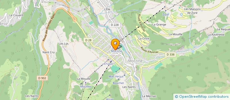 localisation de l'entreprise SARL L'ISBA à MORZINE
