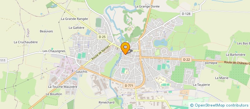 localisation de l'entreprise SARL L'IVRESSE DES SENS  CRAON