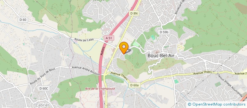 localisation de l'entreprise SARL L J B à BOUC-BEL-AIR