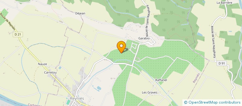 localisation de l'entreprise SARL L.J.N.  REYNIES