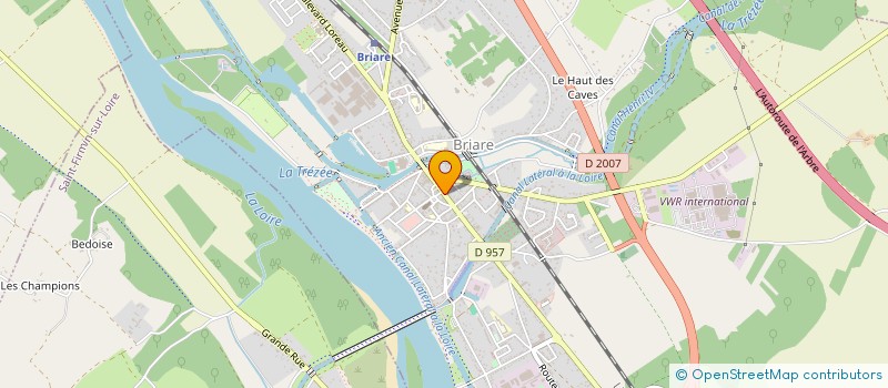 localisation de l'entreprise SARL L. LHOSTE à BRIARE