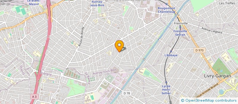 localisation de l'entreprise SARL L M B 93 à AULNAY-SOUS-BOIS