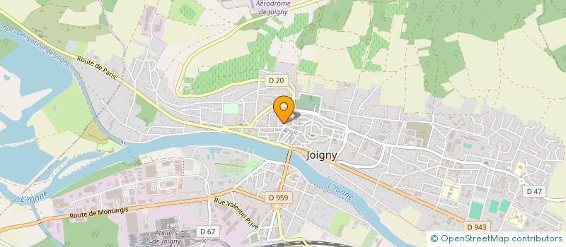 localisation de l'entreprise SARL L.M.M. à JOIGNY