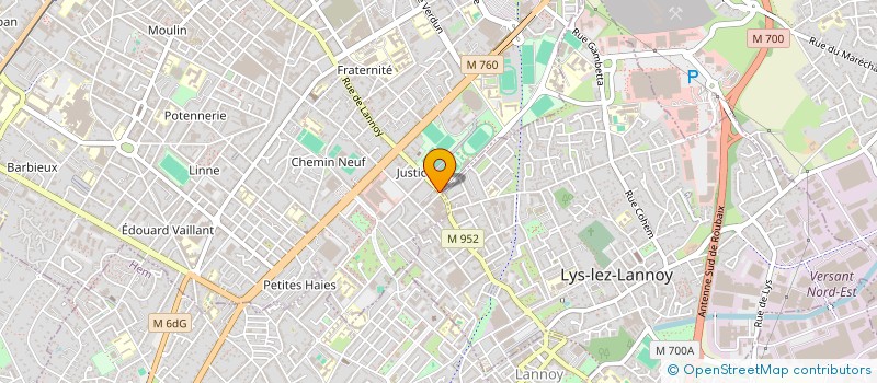 localisation de l'entreprise SARL L M P  ROUBAIX