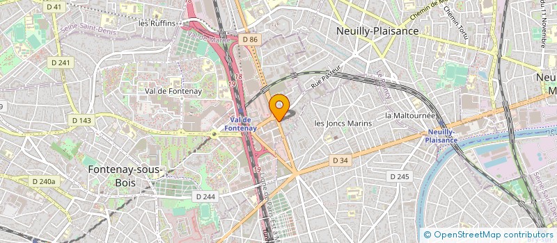 localisation de l'entreprise SARL L.O.U.I.Z.A à FONTENAY-SOUS-BOIS