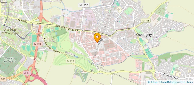 localisation de l'entreprise SARL L'OASIS à QUETIGNY