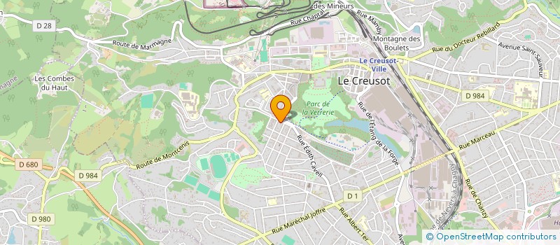 localisation de l'entreprise SARL L OASIS DE MARRAKECH  LE CREUSOT