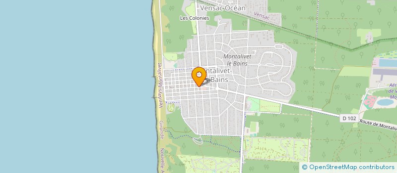 localisation de l'entreprise SARL L OCEAN  VENDAYS-MONTALIVET