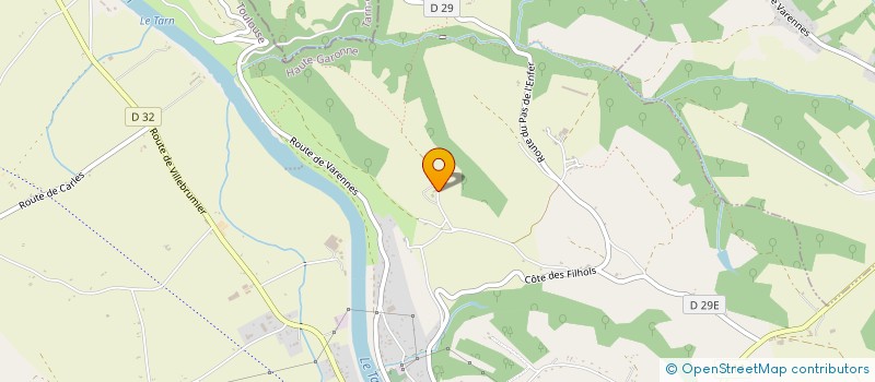 localisation de l'entreprise SARL L'OEUF DES FILHOLS à VILLEMUR SUR TARN