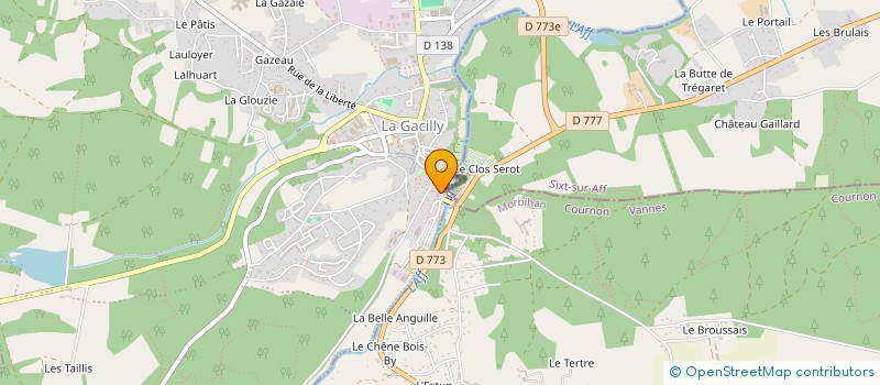localisation de l'entreprise SARL L OISEAU LYRE à LA GACILLY
