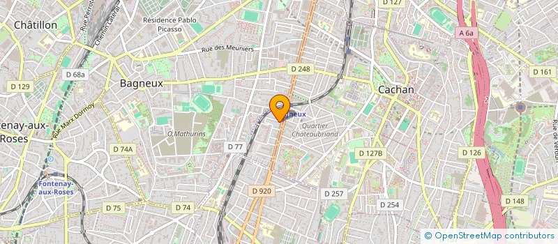 localisation de l'entreprise SARL L OLIVIER  BAGNEUX