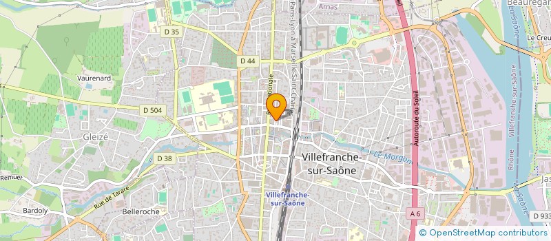 localisation de l'entreprise SARL L'ORANAIS à VILLEFRANCHE-SUR-SAONE