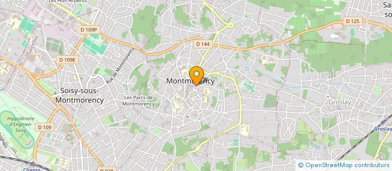 localisation de l'entreprise SARL L ORANGE PRESSEE  MONTMORENCY