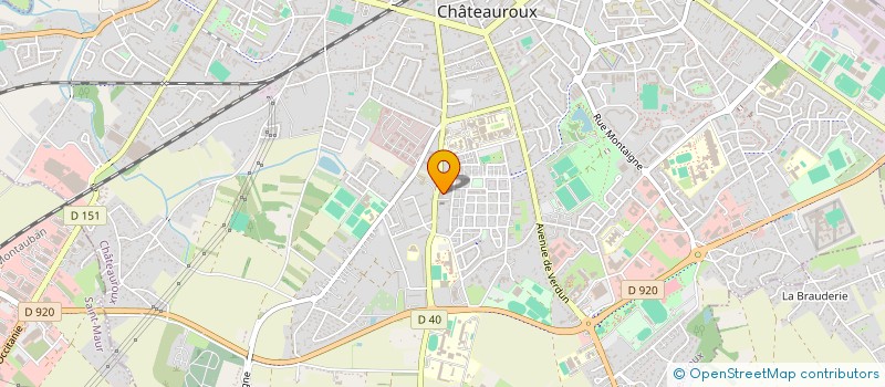 localisation de l'entreprise SARL L'ORANGER à CHATEAUROUX