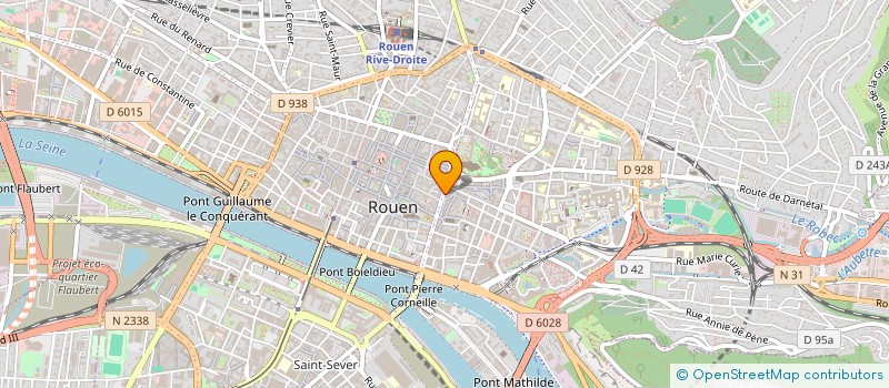 localisation de l'entreprise SARL L ORANGERIE à ROUEN